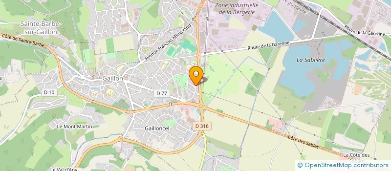 localisation de l'entreprise MONSIEUR MOURAD LAHJIOUJ  GAILLON