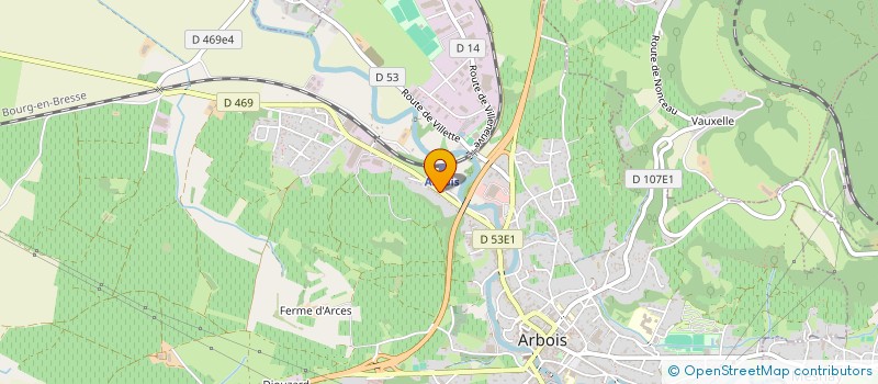 localisation de l'entreprise MONSIEUR MOURAD LAHLOUH  ARBOIS