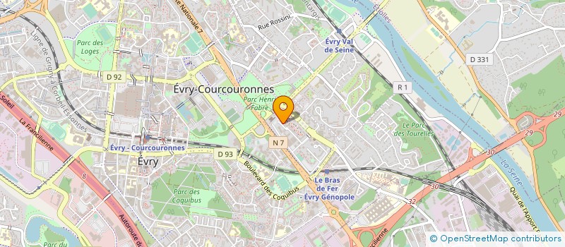 localisation de l'entreprise MONSIEUR MOURAD LAICHE à EVRY-COURCOURONNES