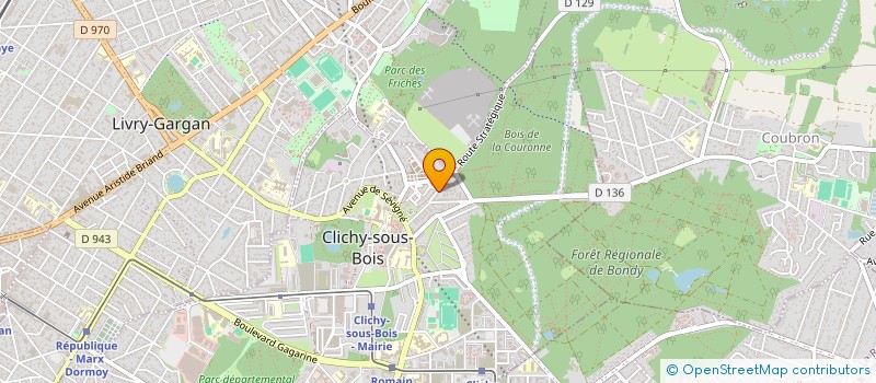 localisation de l'entreprise MONSIEUR MOURAD LARADJI à CLICHY-SOUS-BOIS