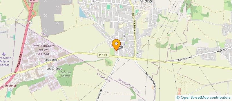 localisation de l'entreprise MONSIEUR MOURAD LATAMNA  MIONS