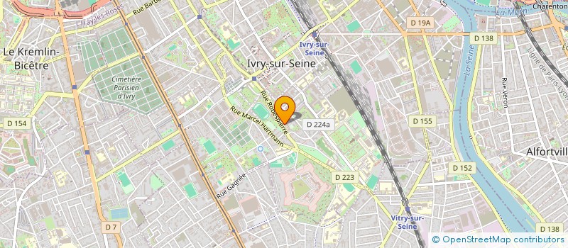 localisation de l'entreprise MONSIEUR MOURAD LATBI  IVRY-SUR-SEINE