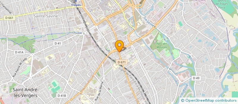 localisation de l'entreprise MONSIEUR MOURAD LATRACHE  TROYES