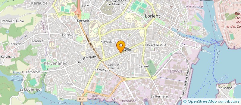 localisation de l'entreprise MONSIEUR MOURAD M'HAMED  LORIENT