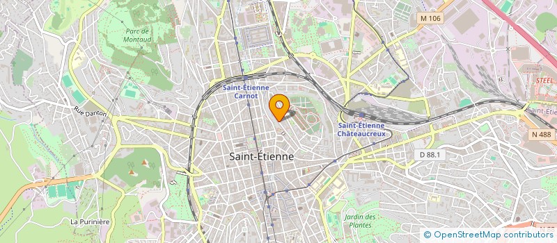 localisation de l'entreprise MONSIEUR MOURAD MAAFA  SAINT-ETIENNE