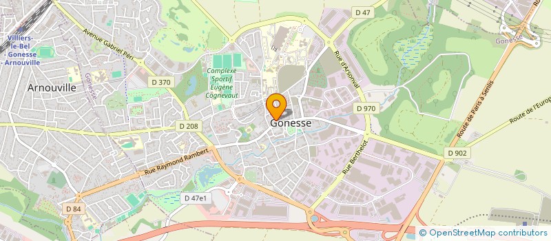 localisation de l'entreprise MONSIEUR MOURAD MACHOU  GONESSE