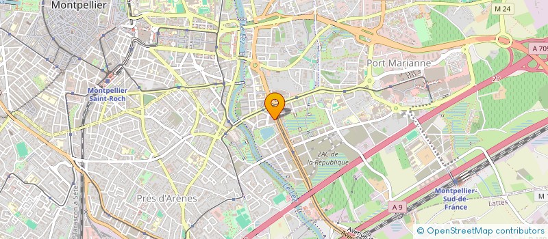 localisation de l'entreprise MONSIEUR MOURAD MADOUCH à MONTPELLIER