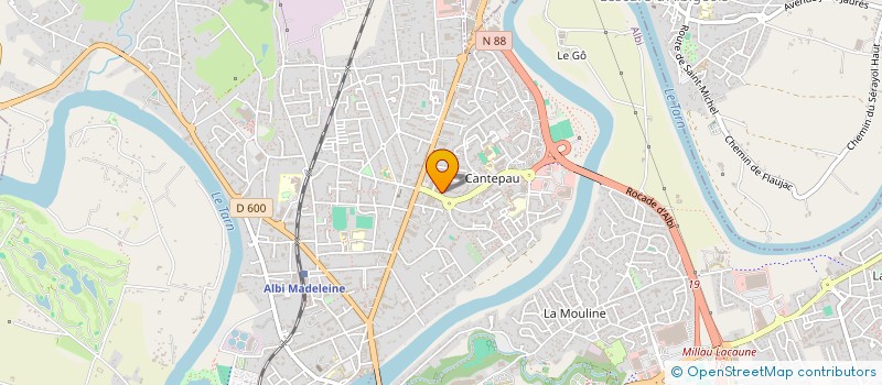 localisation de l'entreprise MONSIEUR MOURAD MAHFOUD à ALBI