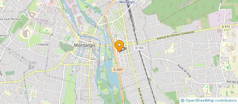 localisation de l'entreprise MONSIEUR MOURAD MAKOUCH à MONTARGIS