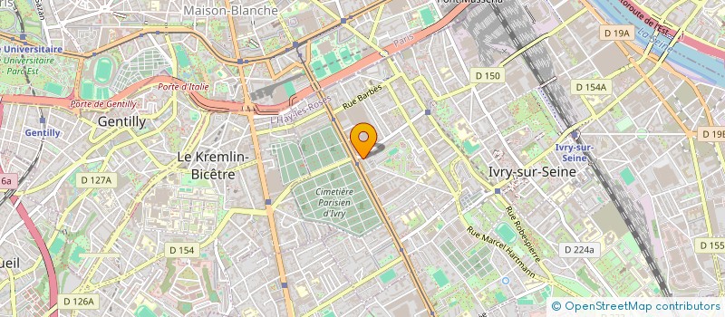 localisation de l'entreprise MONSIEUR MOURAD MALKI  IVRY-SUR-SEINE