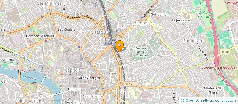 localisation de l'entreprise MONSIEUR MOURAD MASSROUR OUADOUD  TOULOUSE