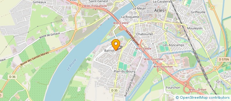 localisation de l'entreprise MONSIEUR MOURAD MEDJIAH  ARLES