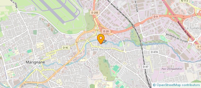 localisation de l'entreprise MONSIEUR MOURAD MENIA  SAINT-VICTORET