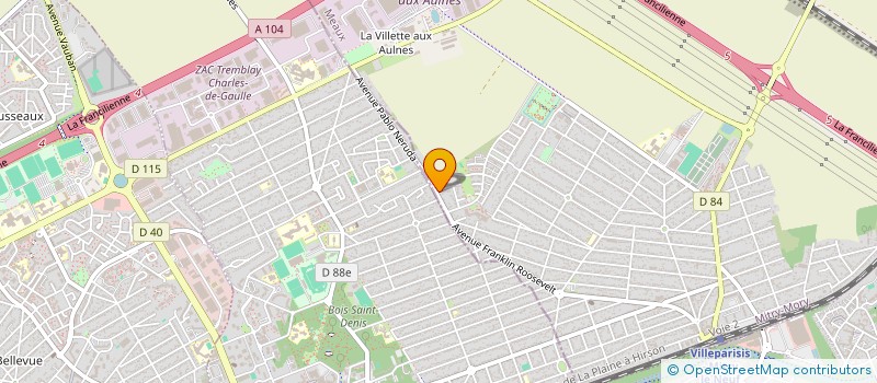 localisation de l'entreprise MONSIEUR MOURAD MERHFOUR  MITRY-MORY