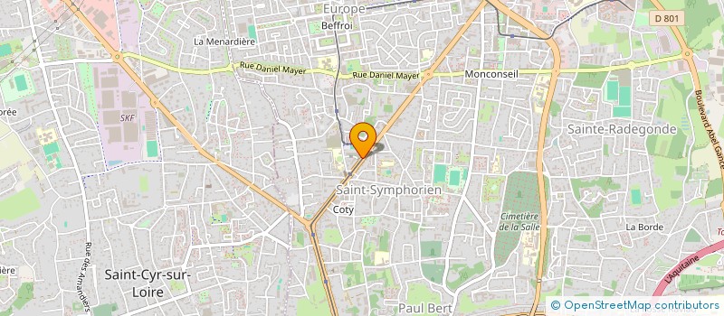 localisation de l'entreprise MONSIEUR MOURAD MESTAOUI  TOURS