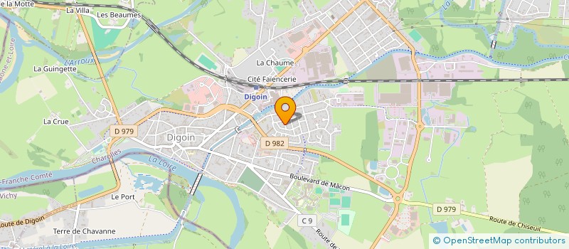 localisation de l'entreprise MONSIEUR MOURAD MEZERAI  DIGOIN