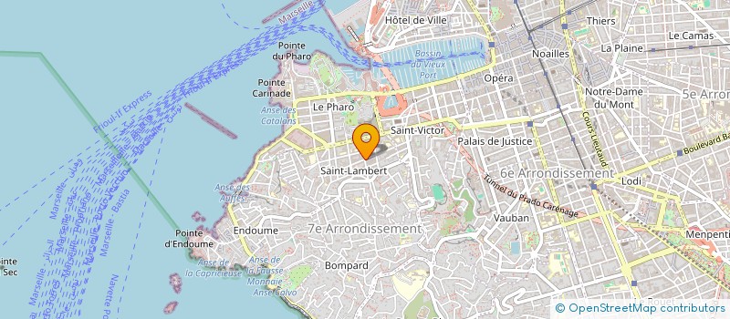 localisation de l'entreprise MONSIEUR MOURAD MEZIANI  MARSEILLE