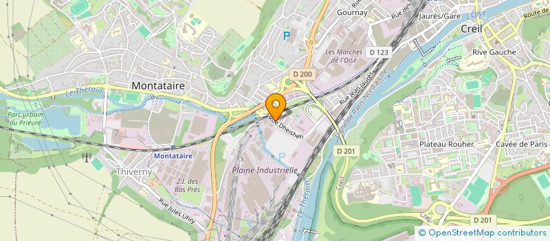 localisation de l'entreprise MONSIEUR MOURAD MHAMDI à MONTATAIRE