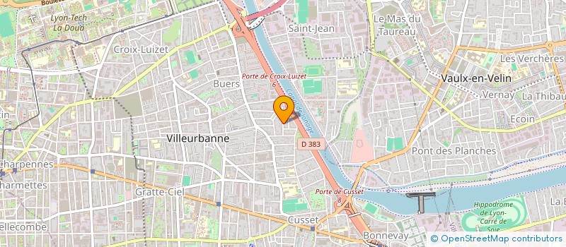 localisation de l'entreprise MONSIEUR MOURAD MIMOUN  VILLEURBANNE