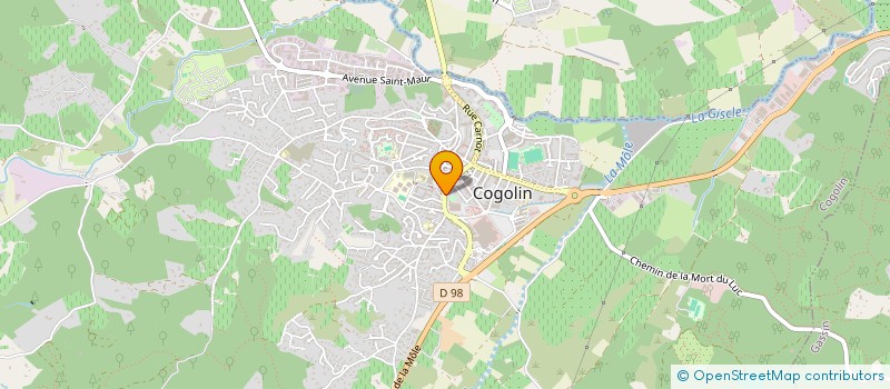 localisation de l'entreprise MONSIEUR MOURAD MOHAMED  COGOLIN