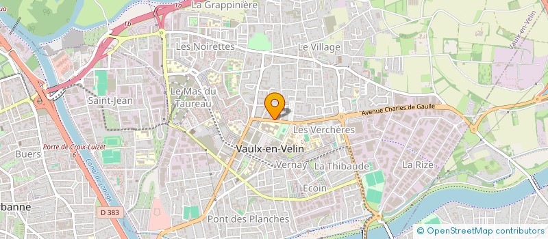 localisation de l'entreprise MONSIEUR MOURAD MOUCER  VAULX-EN-VELIN