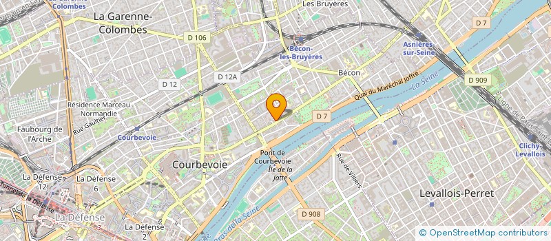 localisation de l'entreprise MONSIEUR MOURAD MOUNIR à COURBEVOIE
