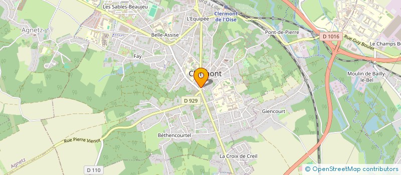 localisation de l'entreprise MONSIEUR MOURAD MOUSSA  CLERMONT