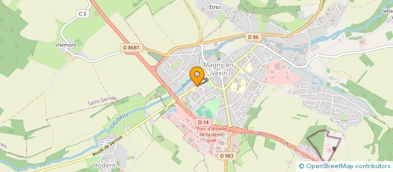 localisation de l'entreprise MONSIEUR MOURAD MOUTADJER  MAGNY-EN-VEXIN