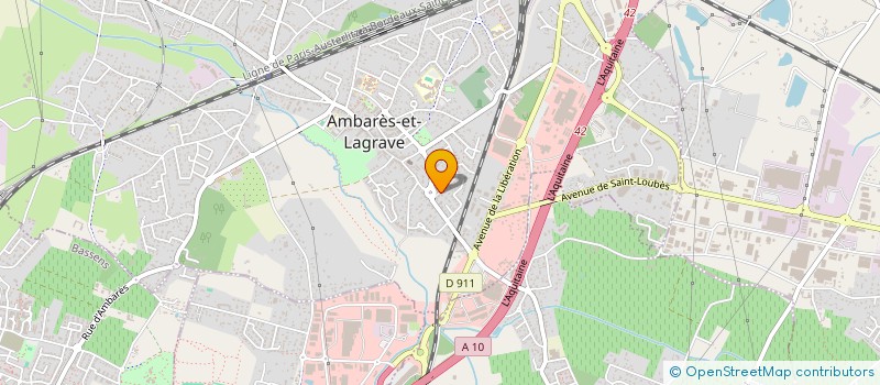 localisation de l'entreprise MONSIEUR MOURAD NAKKOUBI  AMBARES-ET-LAGRAVE