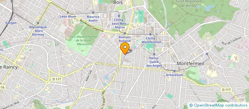 localisation de l'entreprise MONSIEUR MOURAD NEFOUSSI à CLICHY-SOUS-BOIS