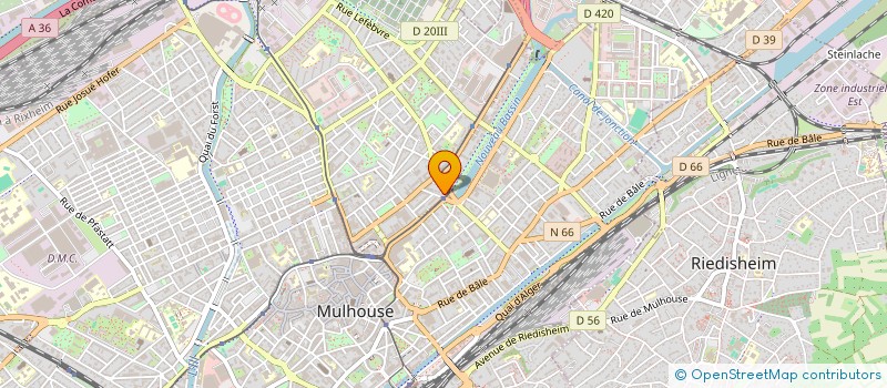 localisation de l'entreprise MONSIEUR MOURAD NOUMI  MULHOUSE