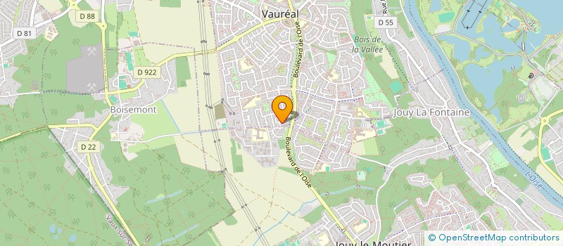 localisation de l'entreprise MONSIEUR MOURAD OKACHI  VAUREAL