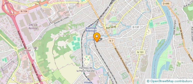 localisation de l'entreprise MONSIEUR MOURAD OUACHEK à CORBEIL-ESSONNES