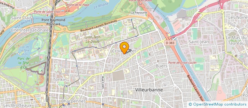 localisation de l'entreprise MONSIEUR MOURAD OUADAH  VILLEURBANNE