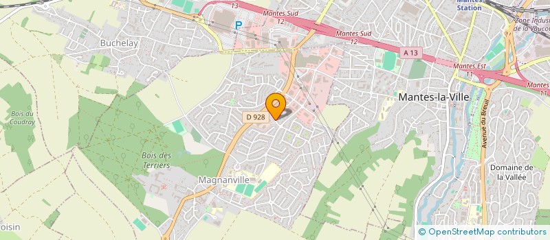 localisation de l'entreprise MONSIEUR MOURAD OUARET  MAGNANVILLE