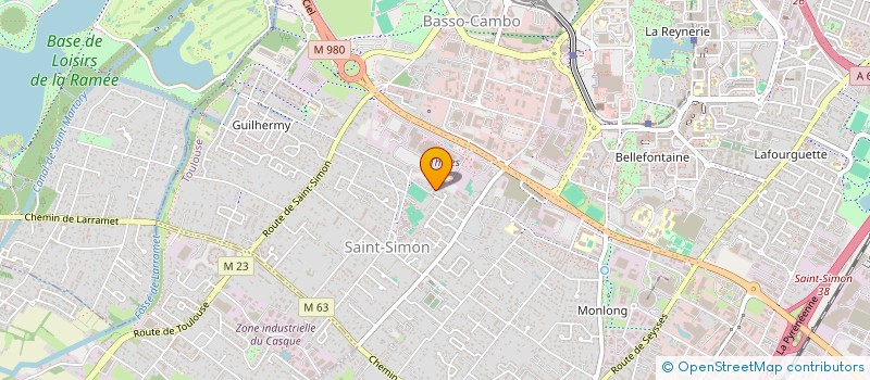 localisation de l'entreprise MONSIEUR MOURAD OUBENSALAH  TOULOUSE