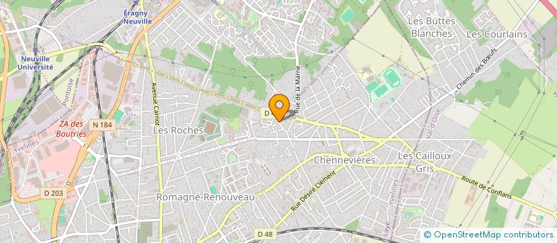 localisation de l'entreprise MONSIEUR MOURAD OUERDANE  CONFLANS-SAINTE-HONORINE