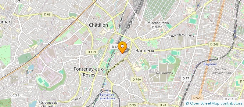 localisation de l'entreprise MONSIEUR MOURAD RAGOUB à FONTENAY-AUX-ROSES