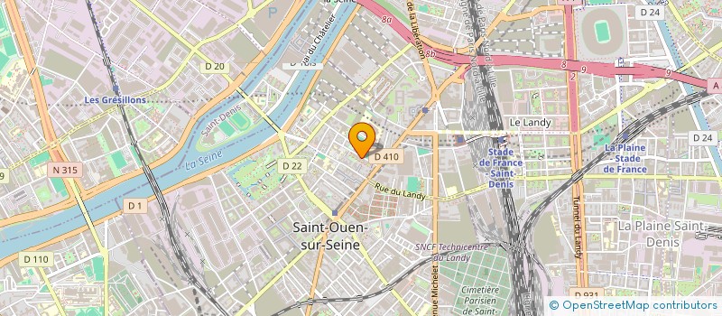 localisation de l'entreprise MONSIEUR MOURAD RAMDANE à SAINT-OUEN-SUR-SEINE