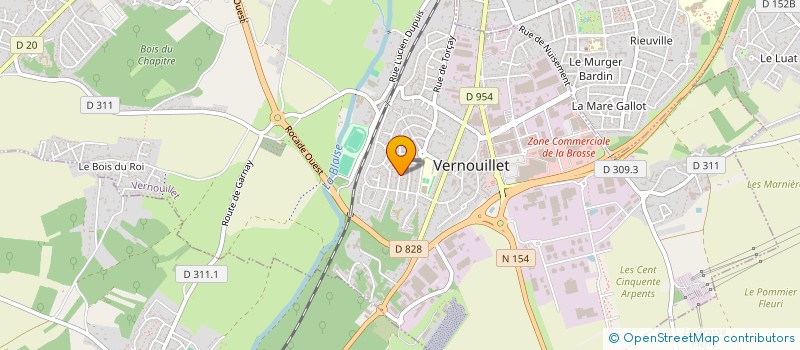 localisation de l'entreprise MONSIEUR MOURAD REBIHA à VERNOUILLET