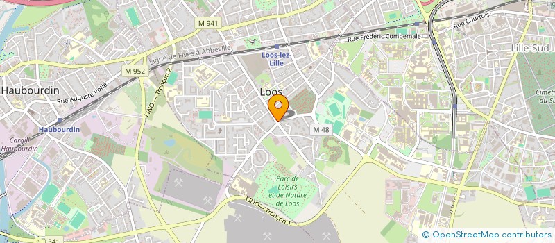 localisation de l'entreprise MONSIEUR MOURAD REZIKI  LOOS