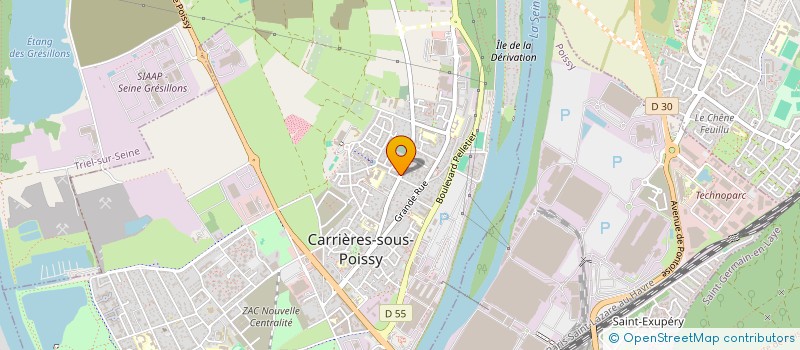 localisation de l'entreprise MONSIEUR MOURAD REZZOUG  CARRIERES-SOUS-POISSY