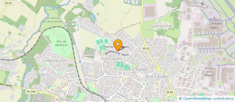 localisation de l'entreprise MONSIEUR MOURAD RIGHI à COLOMIERS