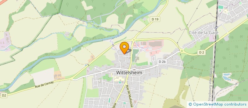 localisation de l'entreprise MONSIEUR MOURAD SAADOUD  WITTELSHEIM