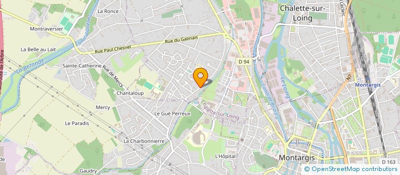 localisation de l'entreprise MONSIEUR MOURAD SABRI  CHALETTE-SUR-LOING