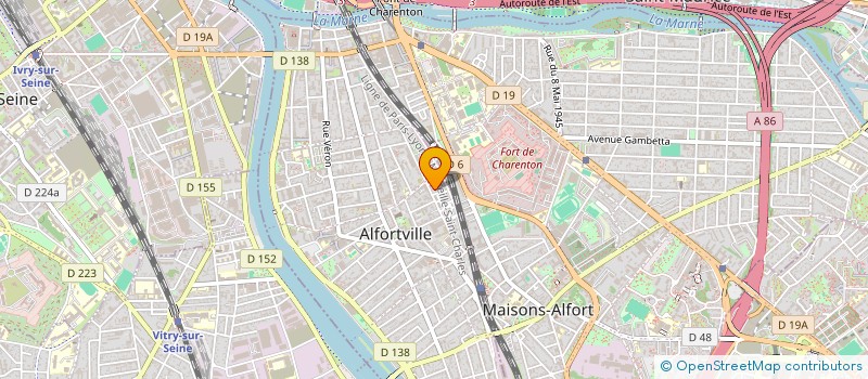 localisation de l'entreprise MONSIEUR MOURAD SACI à ALFORTVILLE