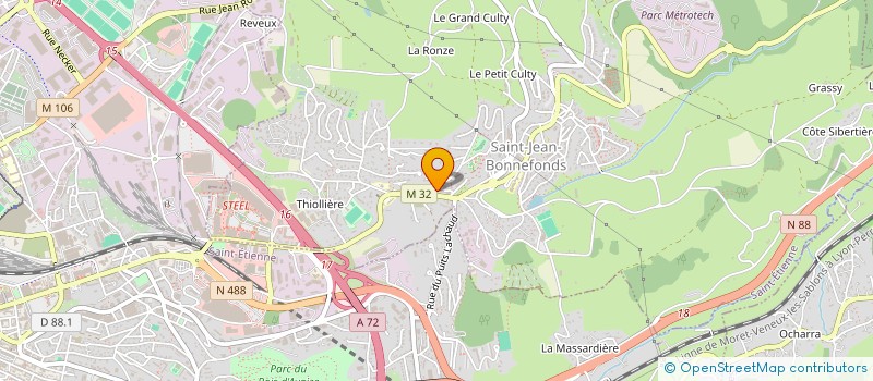 localisation de l'entreprise MONSIEUR MOURAD SAHEL  SAINT-JEAN-BONNEFONDS