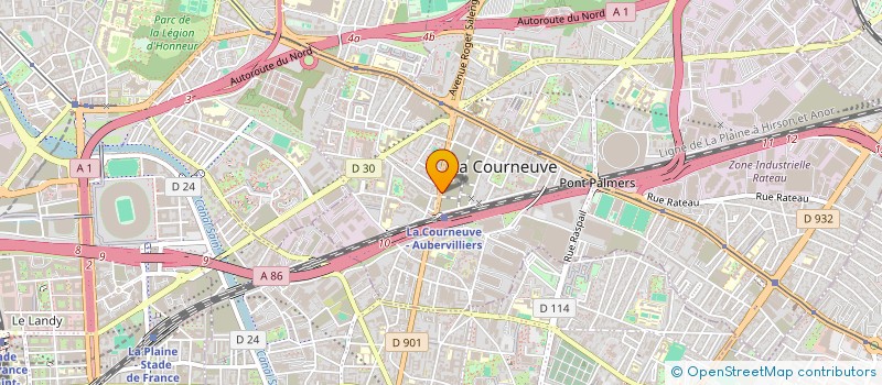 localisation de l'entreprise MONSIEUR MOURAD SARDOU à LA COURNEUVE