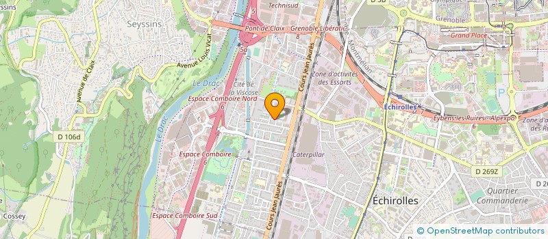 localisation de l'entreprise MONSIEUR MOURAD SENNI à ECHIROLLES