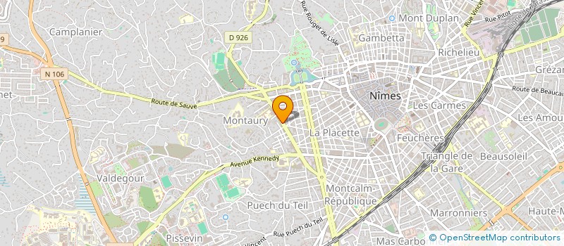 localisation de l'entreprise MONSIEUR MOURAD SERHANE  NIMES